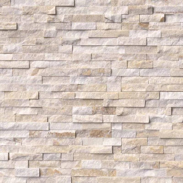 Arctic Gold 6x24 Stacked Stone Ledger Panel.
