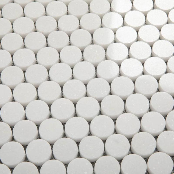 Discover Endless Charm with Penny Round Design Tiles from Onlietileshop.com