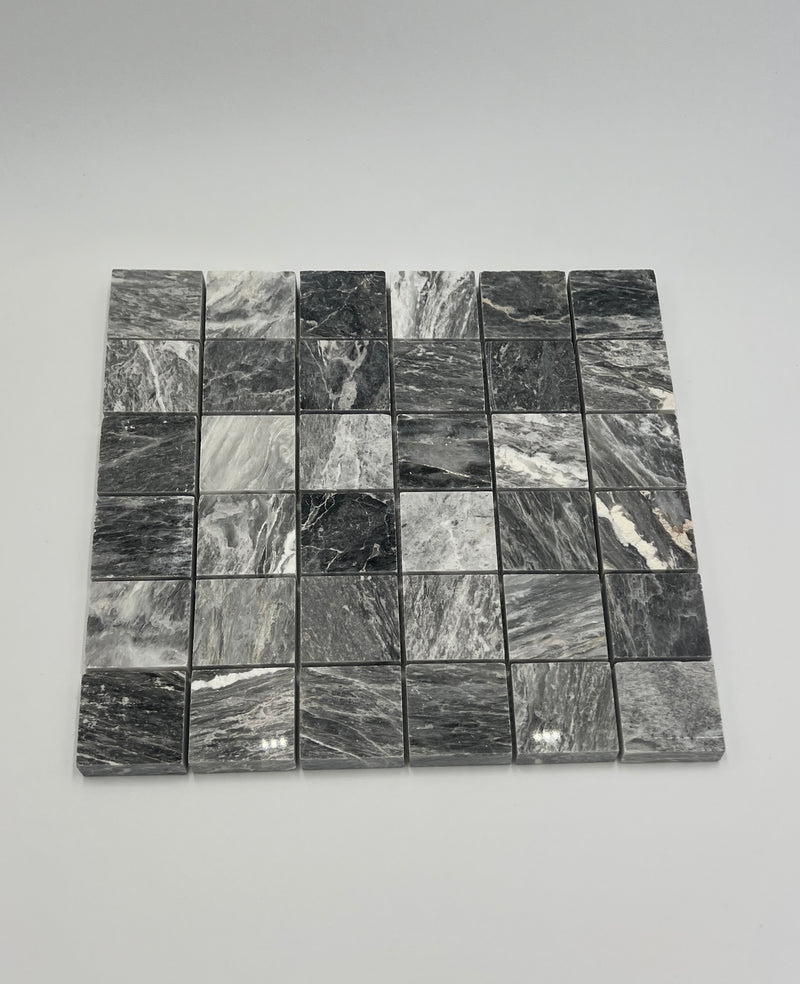 Bardiglio Marble 2x2 Polished Mosaic Tile
