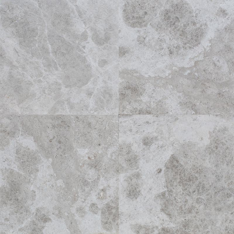 Atlantic Gray Marble 24x24 Polished Tile.