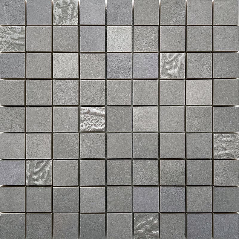 Aurora Grey Mosaic Ceramic Tile.