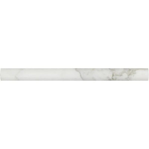 Calacatta Gold Marble 3/4x12 Polished Bullnose Liner.