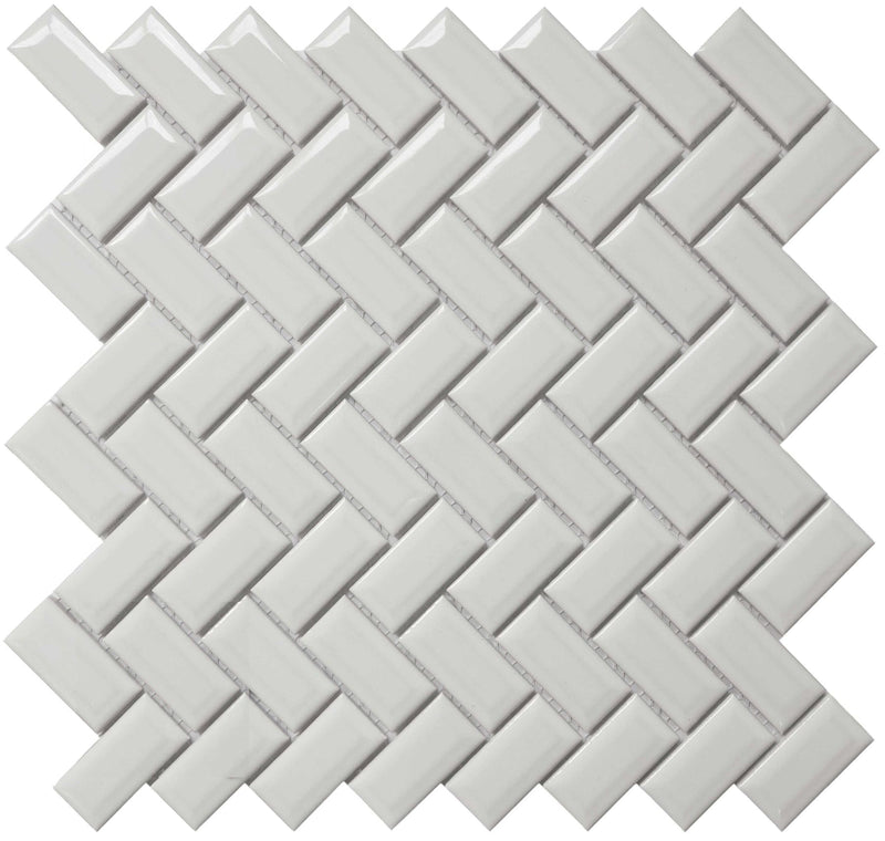 Cc Mosaics Wh 12x12 Diamond Herringbone Porcelain Mosaic Tile.