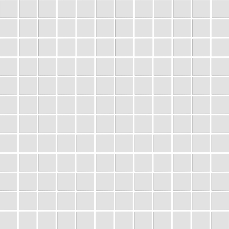 Cc Mosaics White 1x1 Squares 12x12 Porcelain Mosaic Tile.
