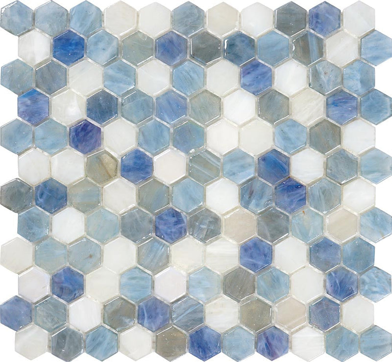 GLAMOUR CORDOBA MOONSTONE Glass Mosaic Tile.
