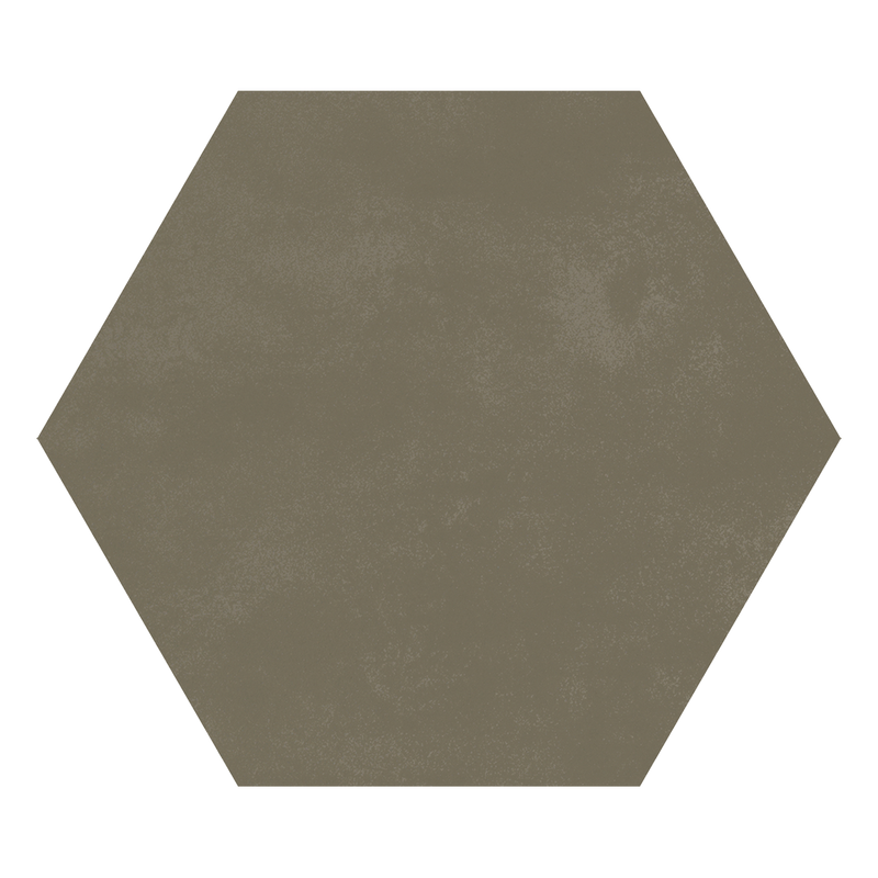 Khaki 9x10 Hexagon