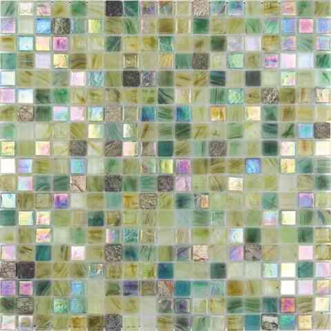 MIx 0.6 Amber Amber AM503(m) Glass Mosaic Tile.