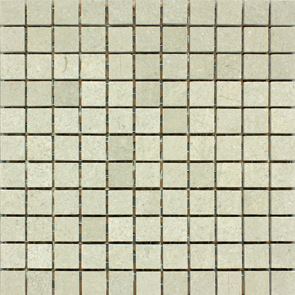 Seagrass Limestone 1x1 Honed Mosaic Tile.