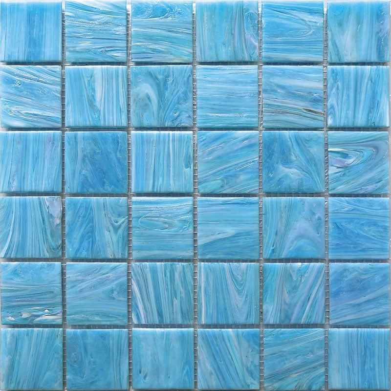SOLID COLORS AND MIxES 2 Stella 2ST-BL545 Glass Mosaic Tile.