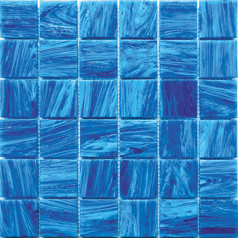 SOLID COLORS AND MIxES 2 Stella 2ST-BL548 Glass Mosaic Tile.