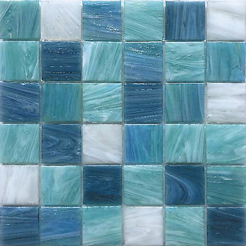 SOLID COLORS AND MIxES 2 Stella MIx48-GR731 Glass Mosaic Tile.