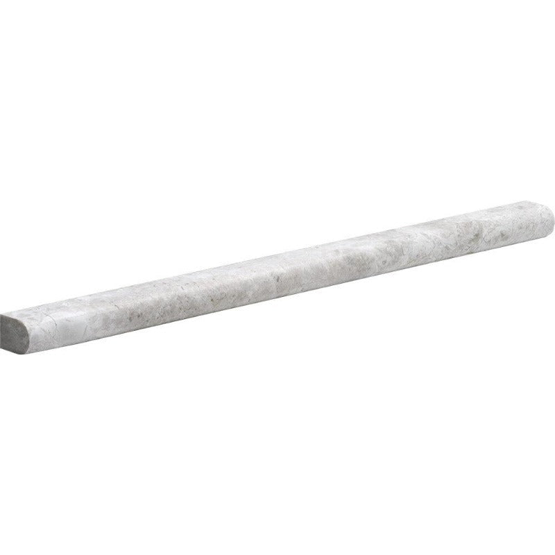 Tundra Gray Marble 3/4x12 Polished Pencil Liner.